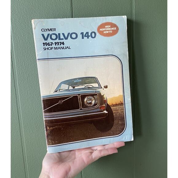 VOLVO 140 Book 1967-1974 Tune Up Shop Car Repair Service Rare CLYMER Manual A222 - Picture 1 of 11